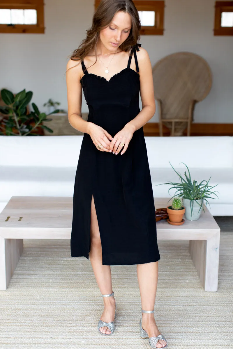 Rosalia Dress - Black Sustainable sold by Emerson Fry
