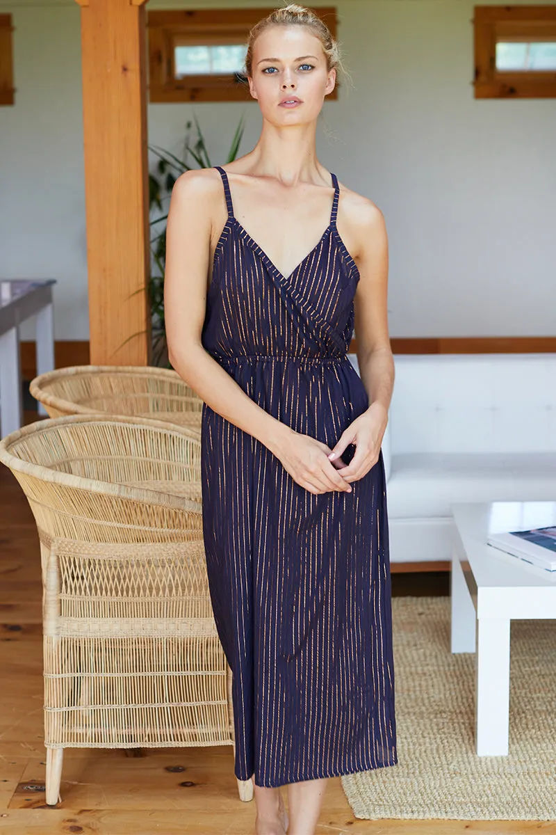 Little Island Dress - Gold Lurex Maritime sold by Emerson Fry product image thumbnail 2