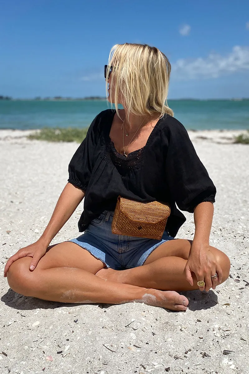 Rosemary Top - Black Organic sold by Emerson Fry product image thumbnail 2