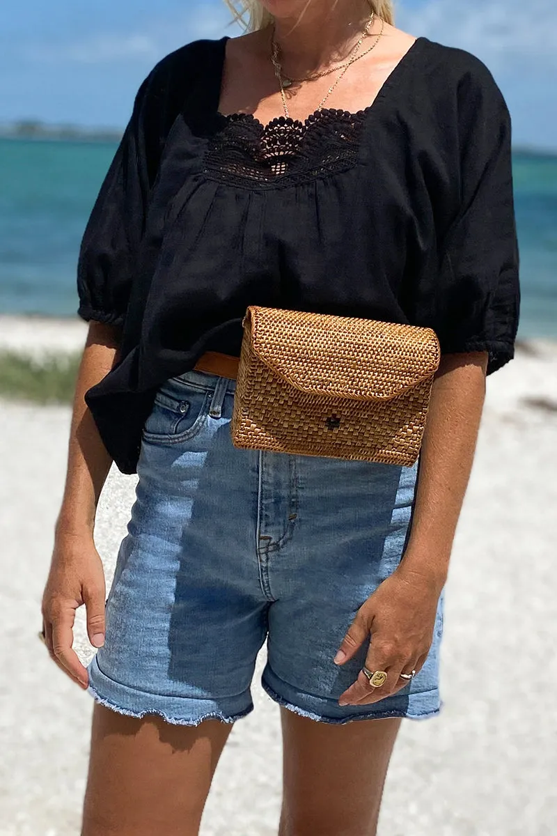 Rosemary Top - Black Organic sold by Emerson Fry product image thumbnail 5