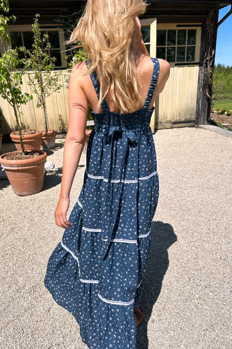 Tier Maxi Dress - Anne Flowers Majolica sold by Emerson Fry product image thumbnail 2