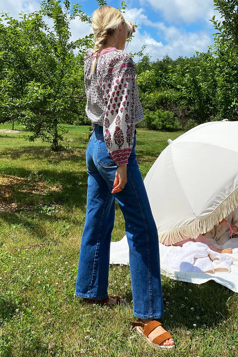 Heritage Top - Pink Yarrow Organic sold by Emerson Fry