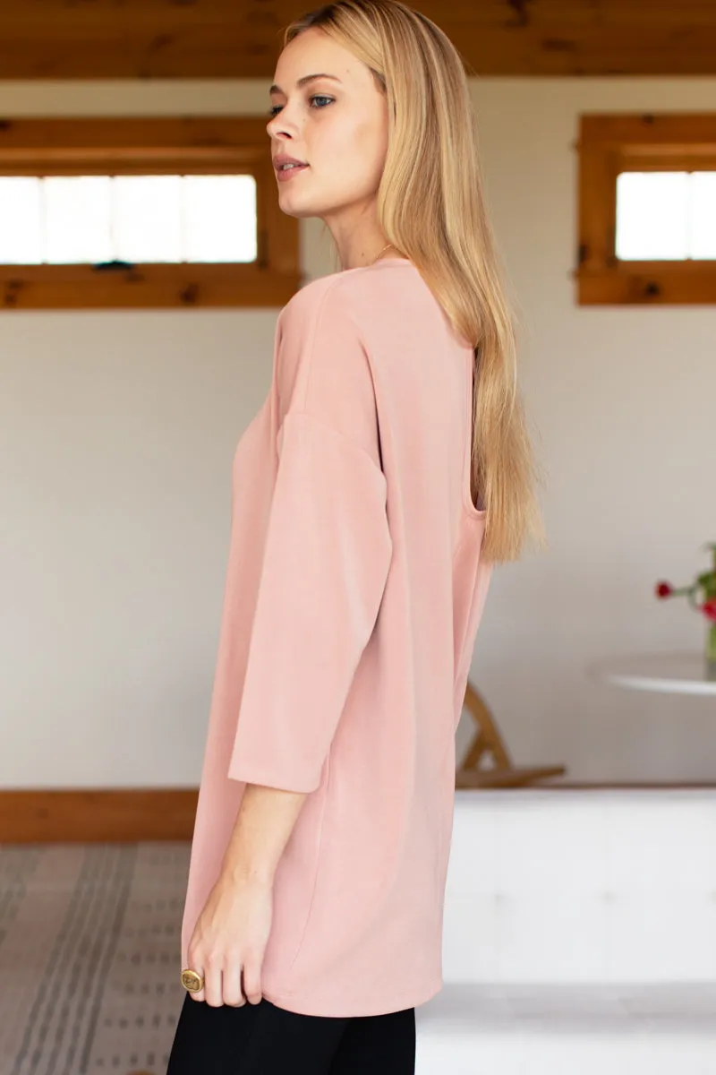 Edie Crewneck Dress - Mellow Rose sold by Emerson Fry product image thumbnail 3