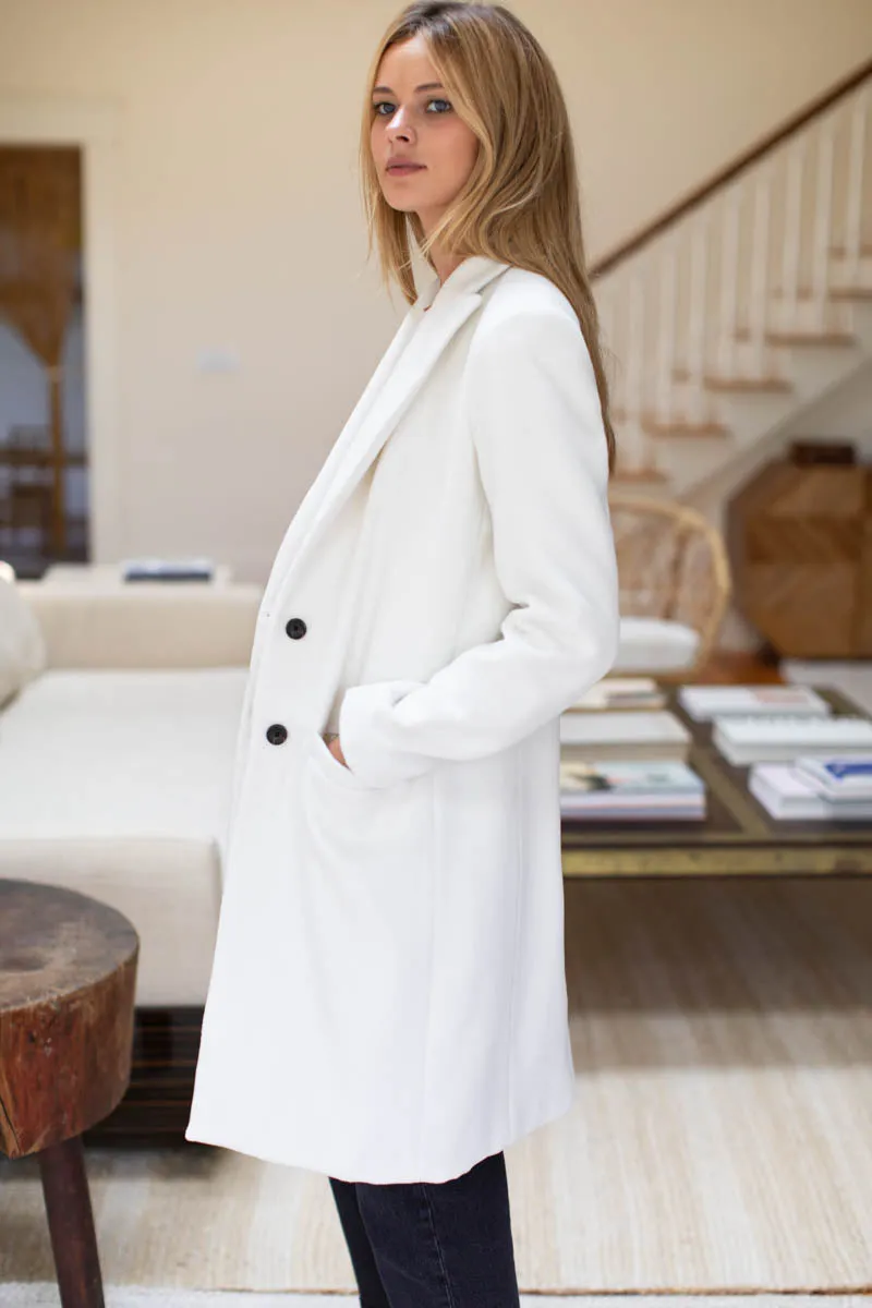 Tailored Coat - White sold by Emerson Fry product image thumbnail 5