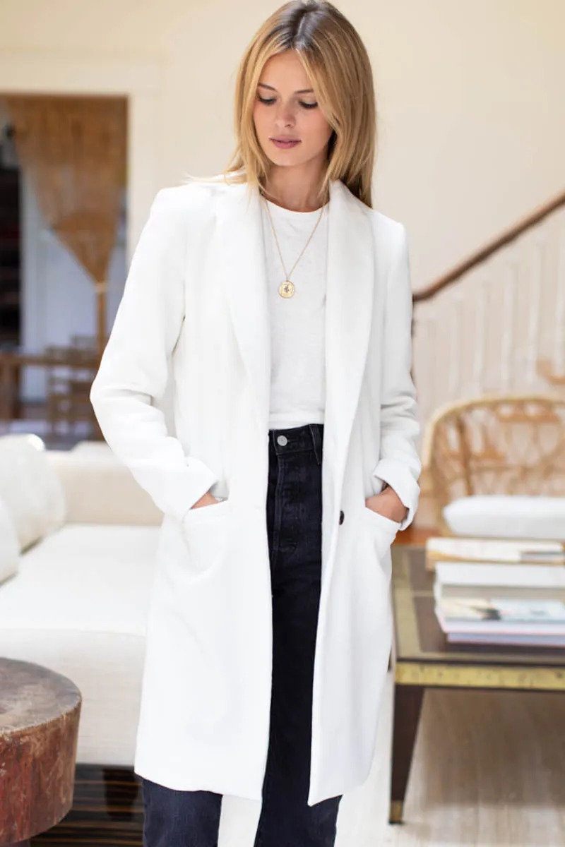 Tailored Coat - White sold by Emerson Fry product image thumbnail 2