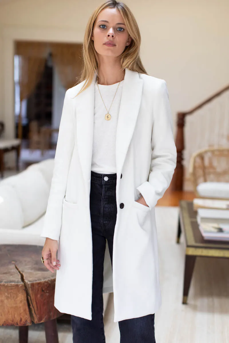 Tailored Coat - White sold by Emerson Fry product image thumbnail 3