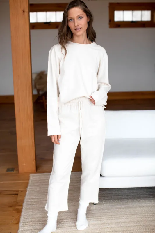 Family Jogger Adult - Ivory Organic made by Emerson Fry