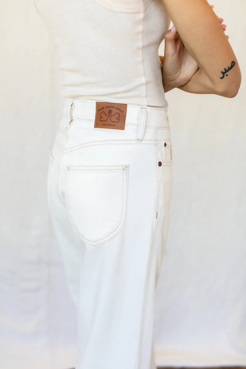 Perfect Wide Leg - Ivory sold by Emerson Fry product image thumbnail 3