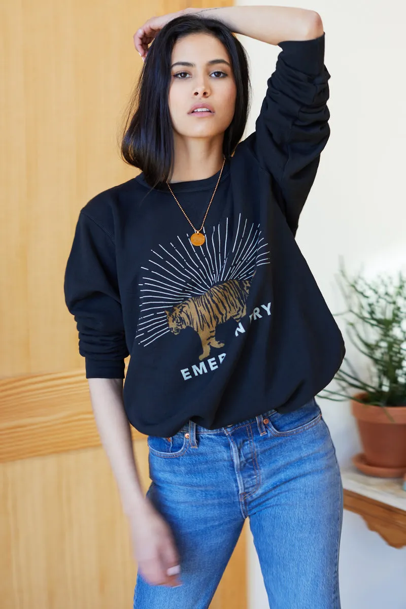 Tiger Sweatshirt - Black sold by Emerson Fry product image thumbnail 2