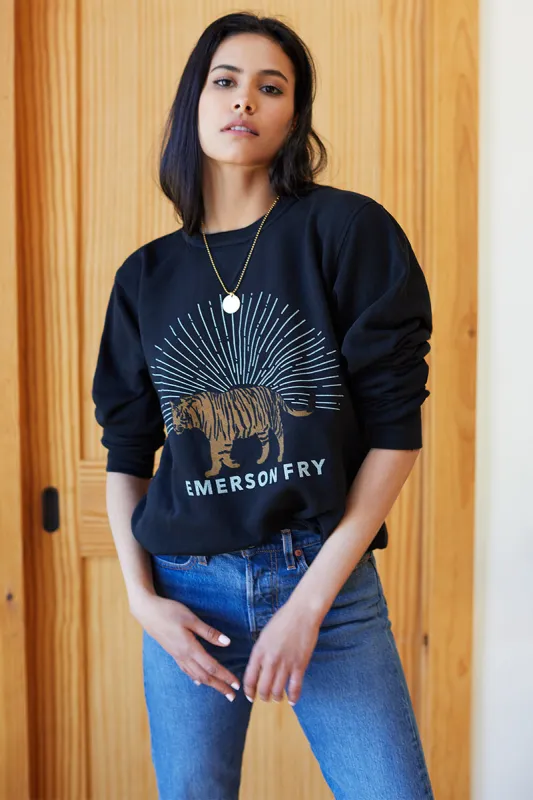 Tiger Sweatshirt - Black sold by Emerson Fry