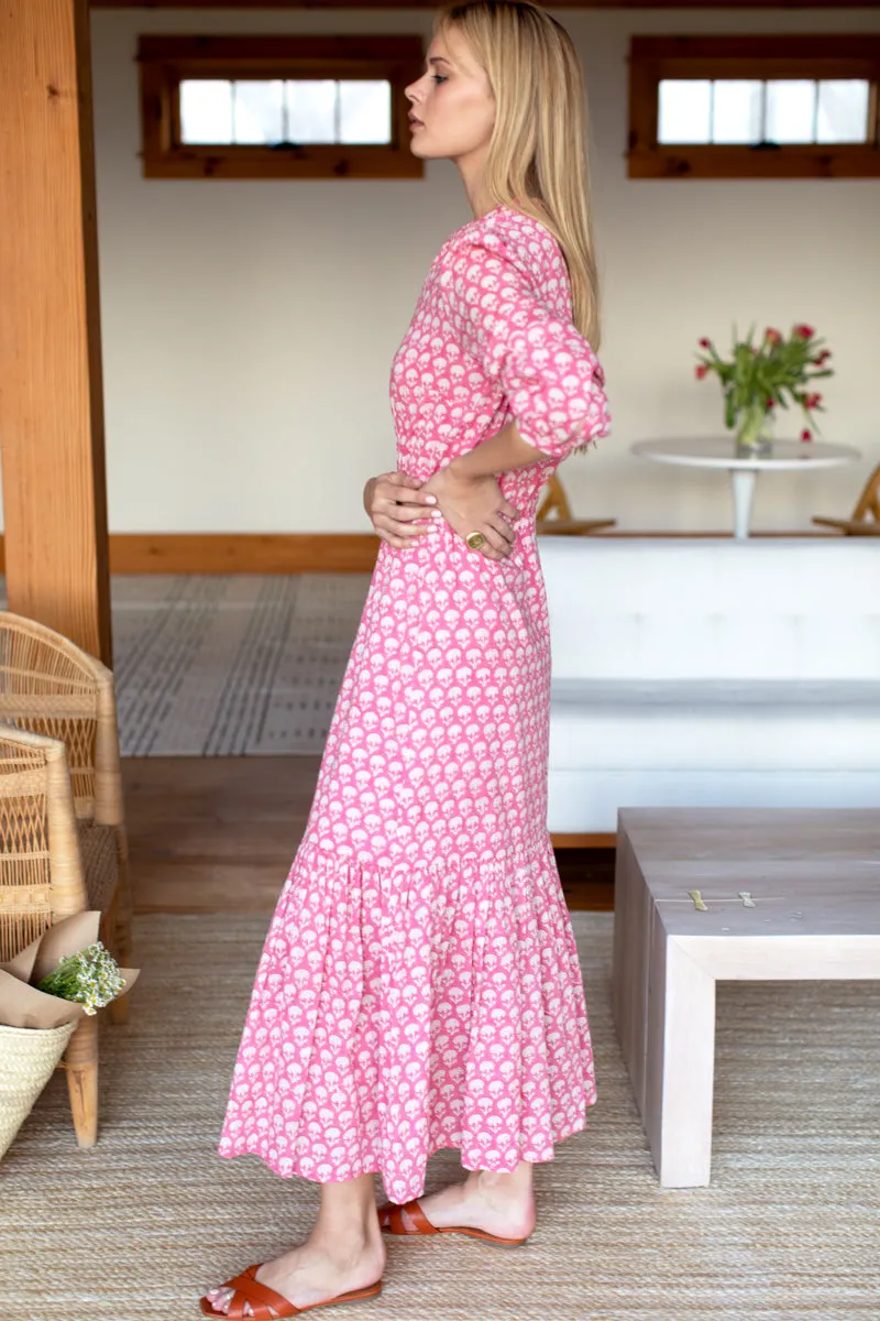 Frances Dress 3 - Crescent Flower Bon Pink Organic sold by Emerson Fry product image thumbnail 4