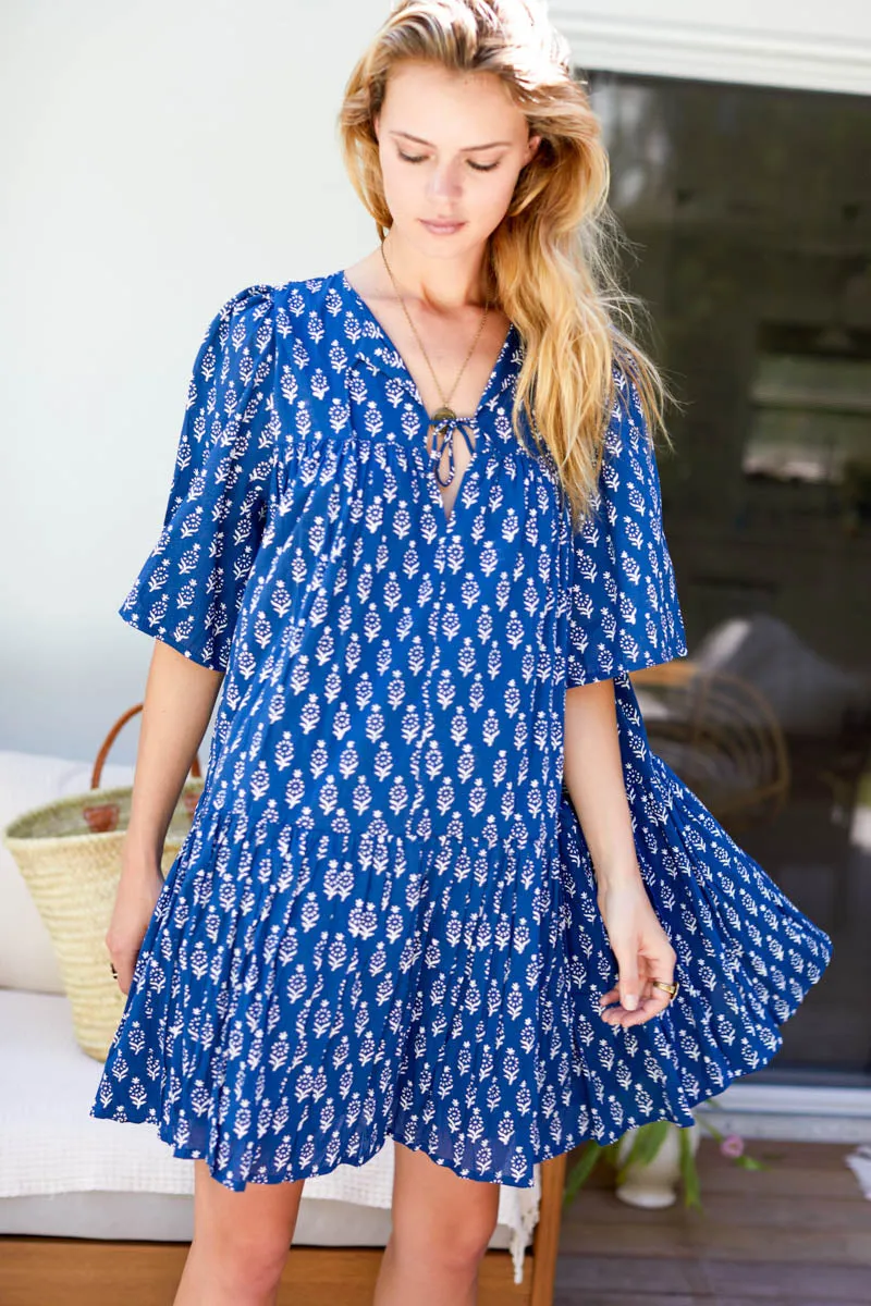 Isla Dress 2 - Marguerite Blue Organic sold by Emerson Fry product image thumbnail 5