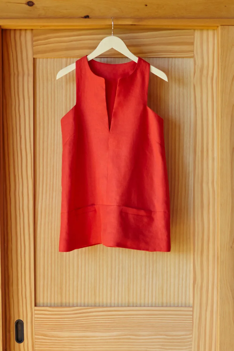 A Line Mod Top - Warm Red sold by Emerson Fry product image thumbnail 2
