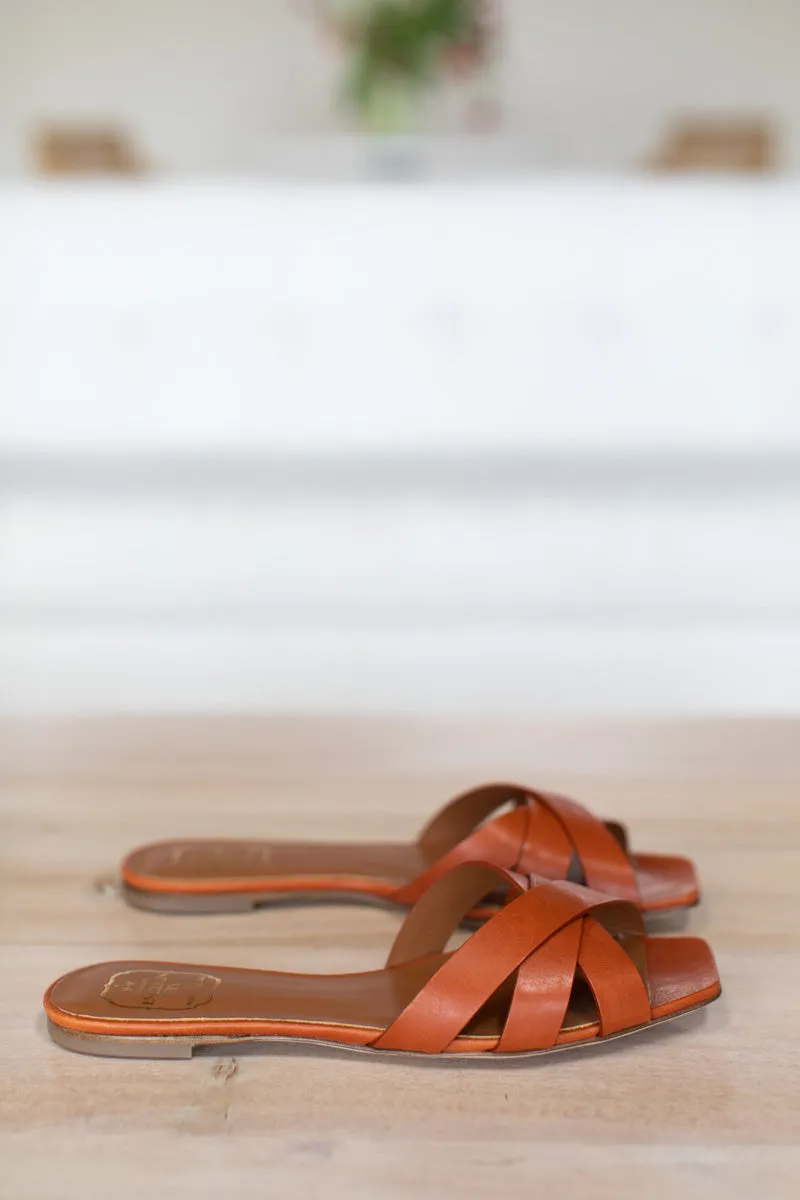 Fortuna Slide - Almond Leather sold by Emerson Fry product image thumbnail 3