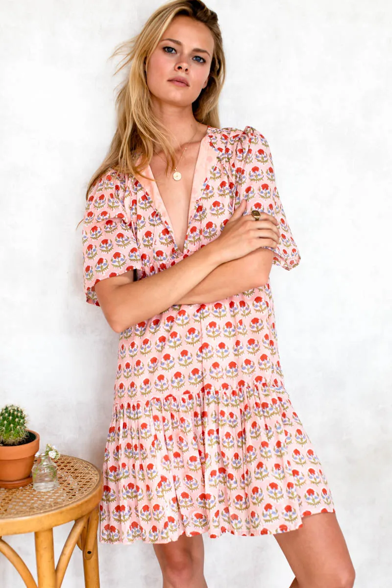 Isla Dress - Friday Flowers Pink Organic sold by Emerson Fry product image thumbnail 4