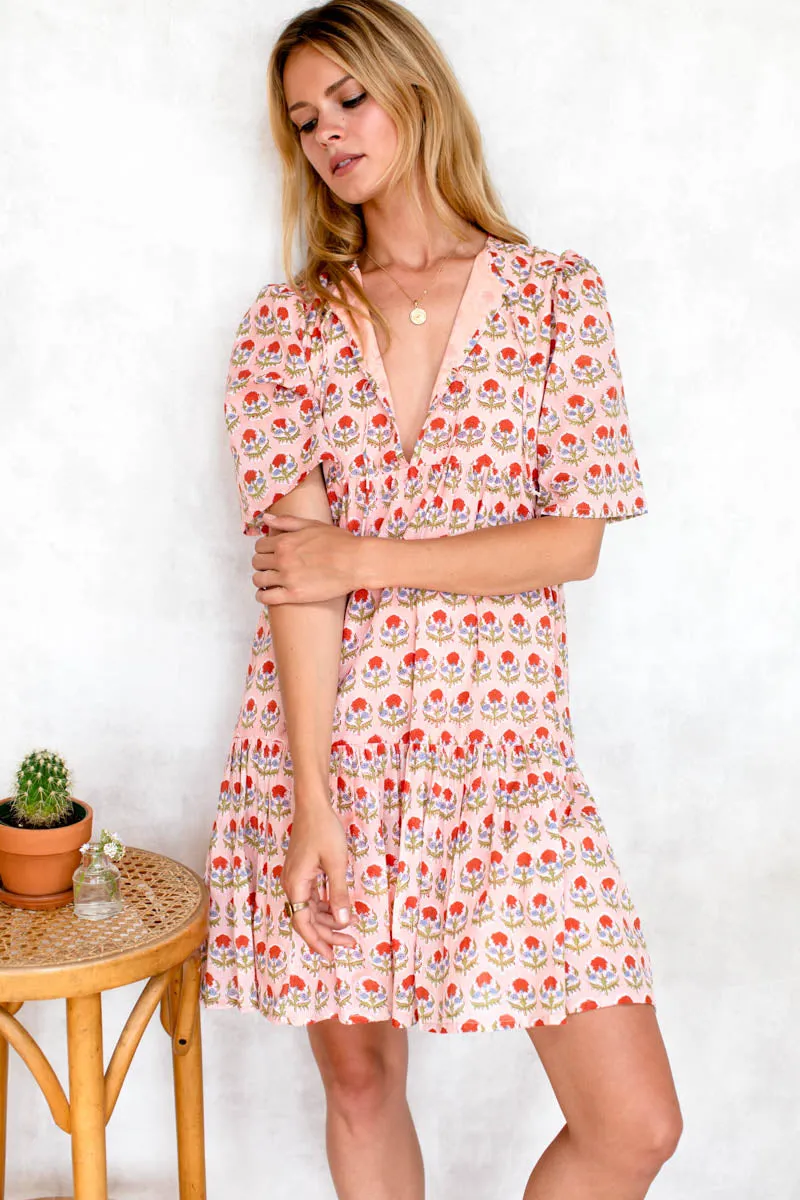 Isla Dress - Friday Flowers Pink Organic sold by Emerson Fry product image thumbnail 5
