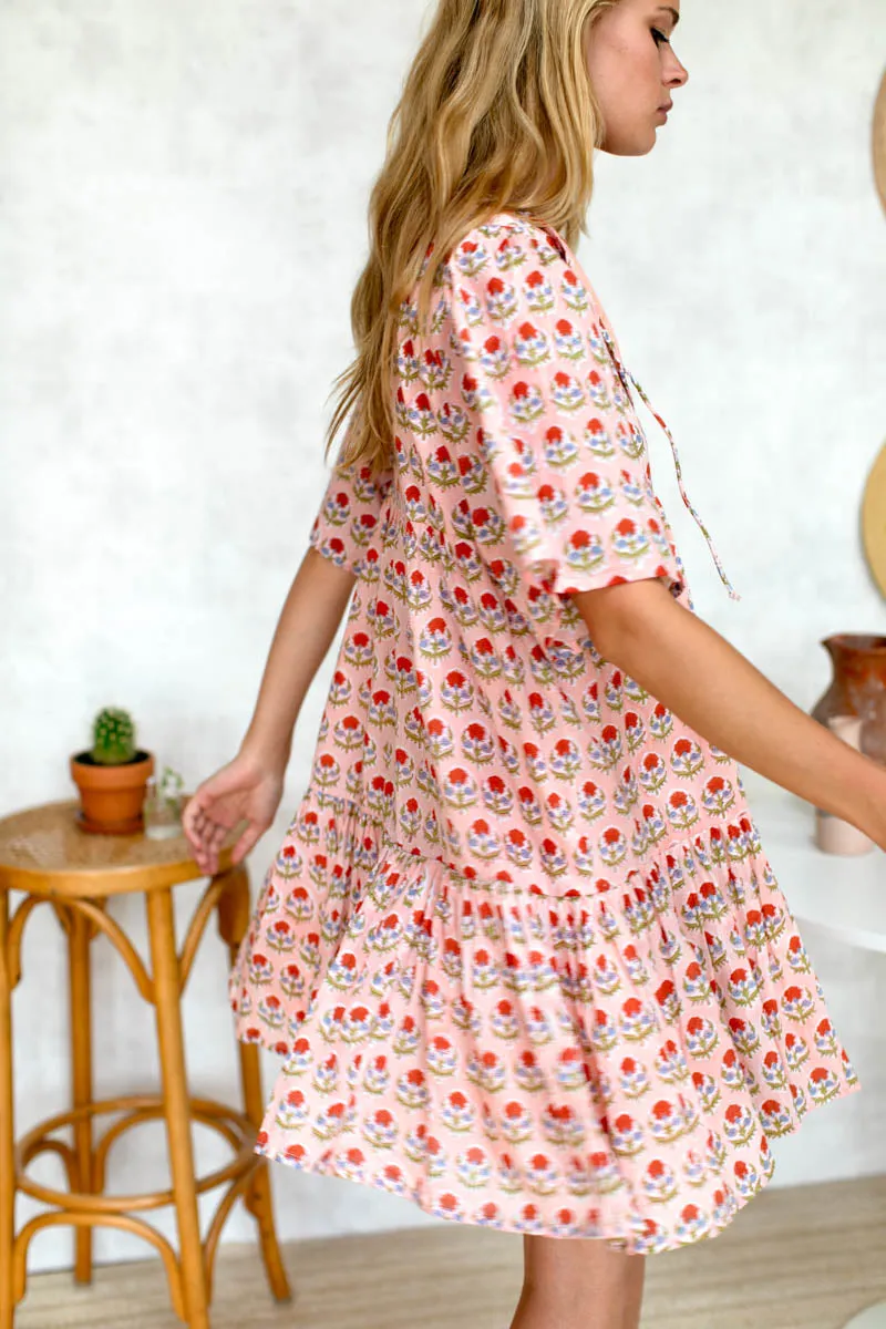 Isla Dress - Friday Flowers Pink Organic sold by Emerson Fry product image thumbnail 3