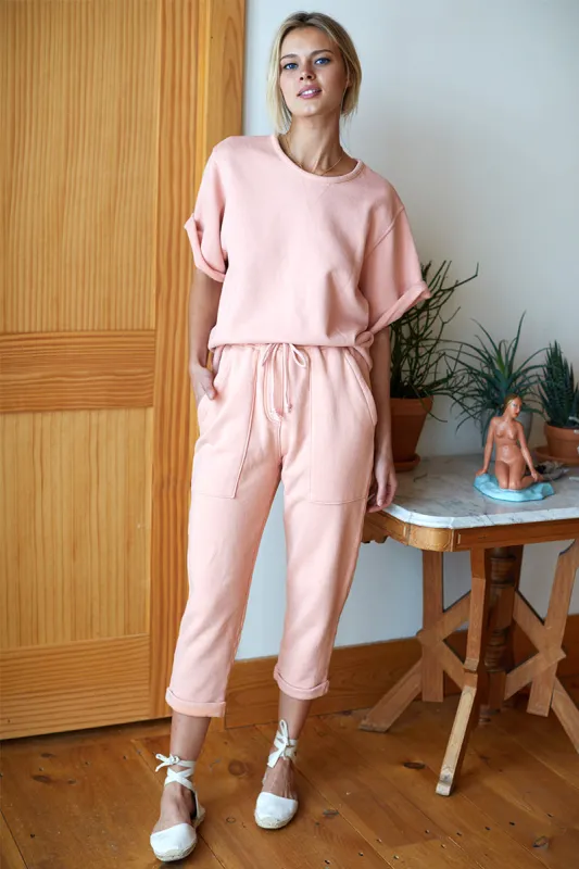 Jogger Pant - Muted Clay Organic made by Emerson Fry