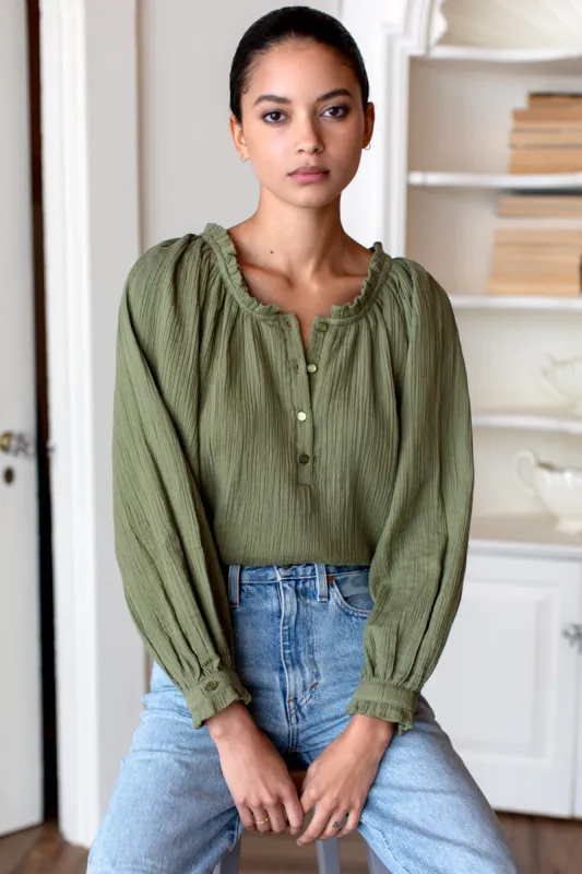 Soft Shirt - Dried Herb Crinkle Organic sold by Emerson Fry