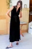 Grecian Keyhole Dress - Black Velvet sold by Emerson Fry