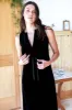Grecian Keyhole Dress - Black Velvet sold by Emerson Fry