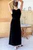 Grecian Keyhole Dress - Black Velvet sold by Emerson Fry