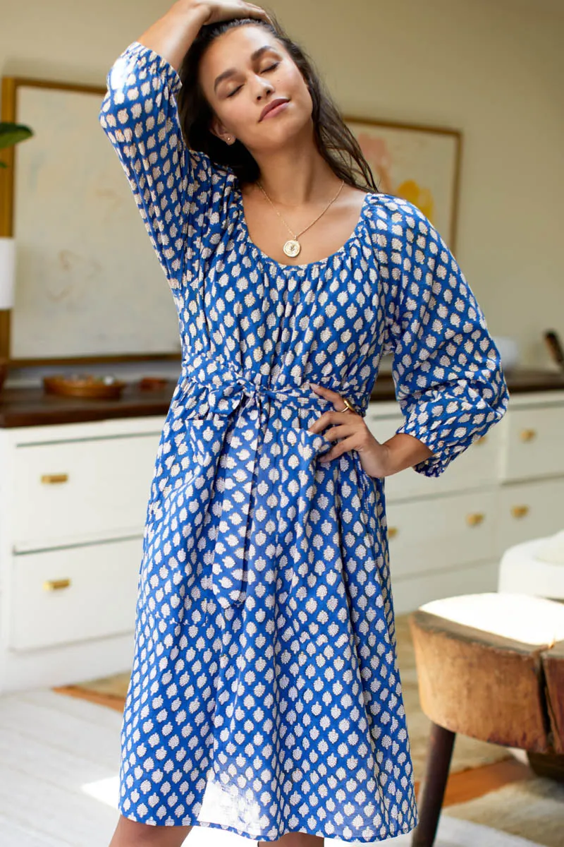 Jasmine Market Dress - Sisters Blue Organic sold by Emerson Fry product image thumbnail 3