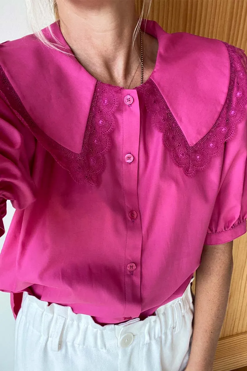 Petra Blouse - Aurora Pink sold by Emerson Fry product image thumbnail 5