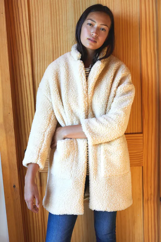 Teddy Bear Coat - Ivory sold by Emerson Fry