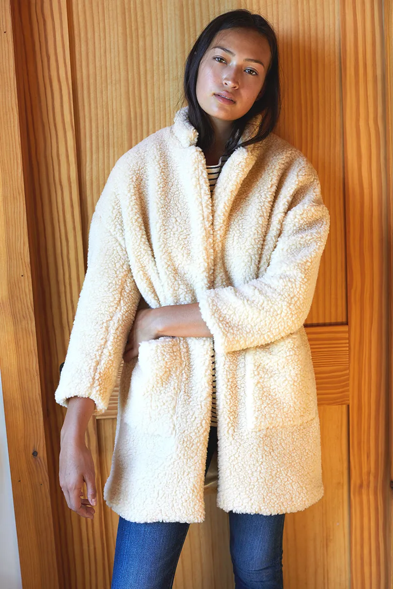Teddy Bear Coat - Ivory sold by Emerson Fry