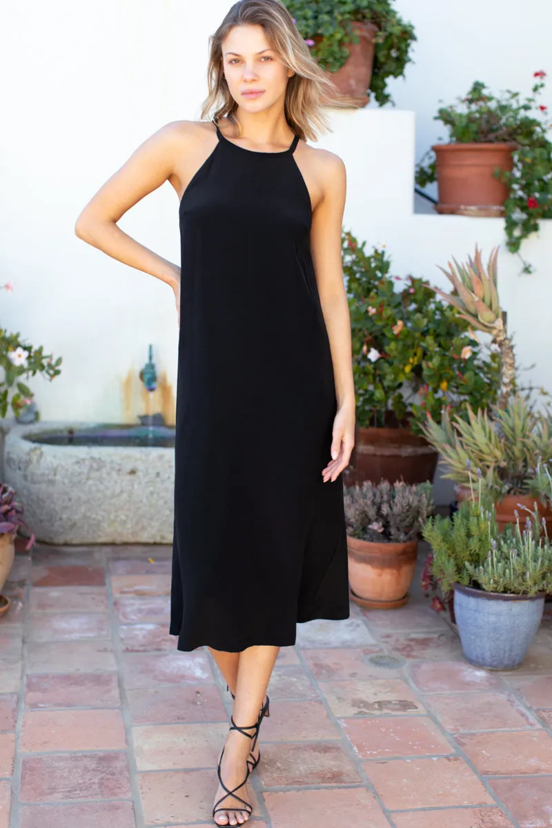 High Neck Midi Dress - Black sold by Emerson Fry product image thumbnail 5