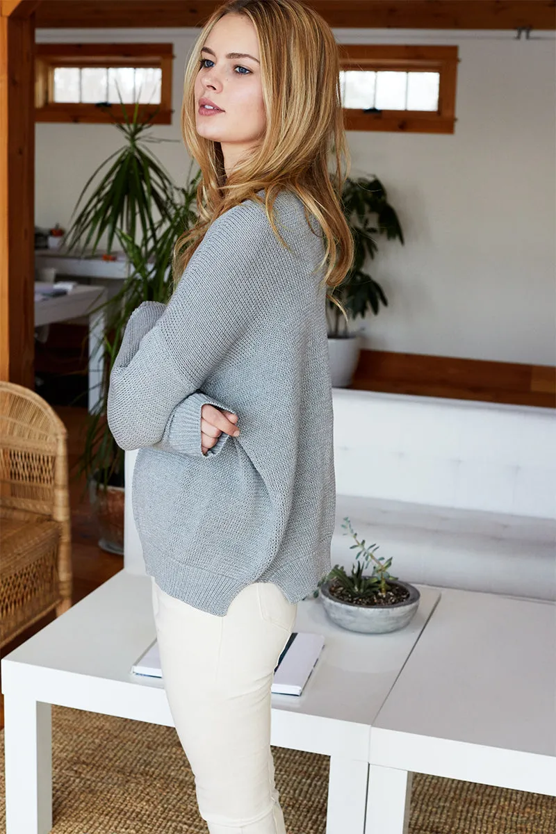 Carolyn Sweater - Heather Grey Organic sold by Emerson Fry product image thumbnail 4
