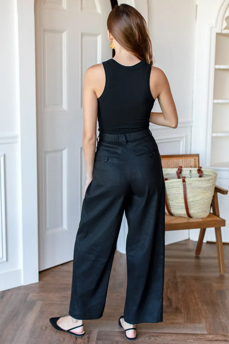 Essential Pleated Pant - Black sold by Emerson Fry product image thumbnail 4