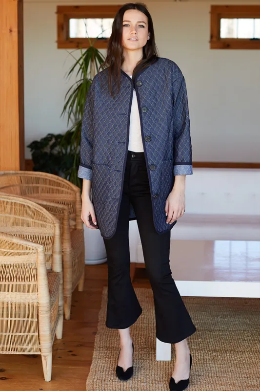 Quilted Topper - Denim sold by Emerson Fry