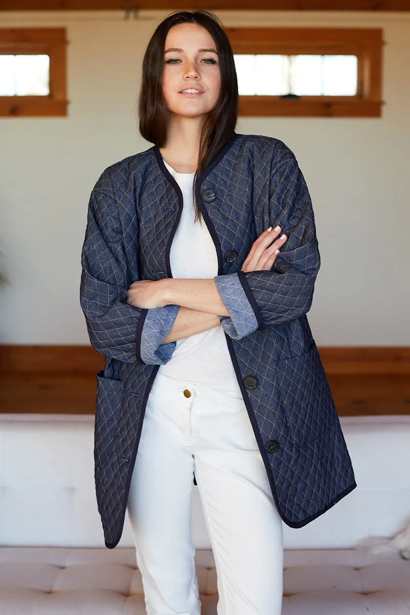 Quilted Topper - Denim sold by Emerson Fry product image thumbnail 2