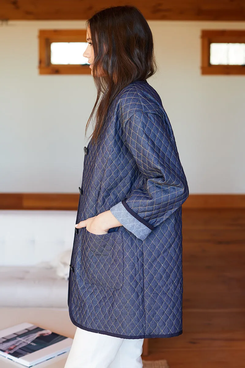 Quilted Topper - Denim sold by Emerson Fry product image thumbnail 3