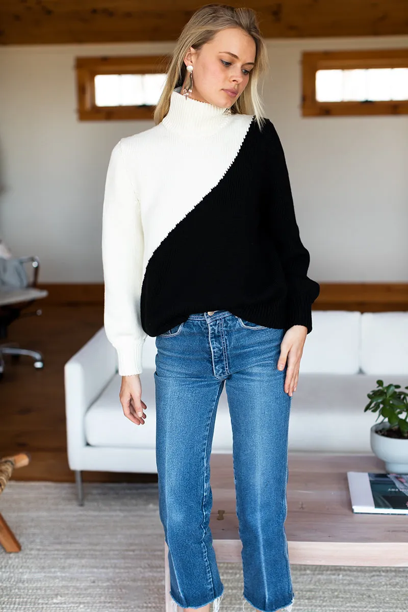 Mila Sweater - Black + Ivory sold by Emerson Fry product image thumbnail 3