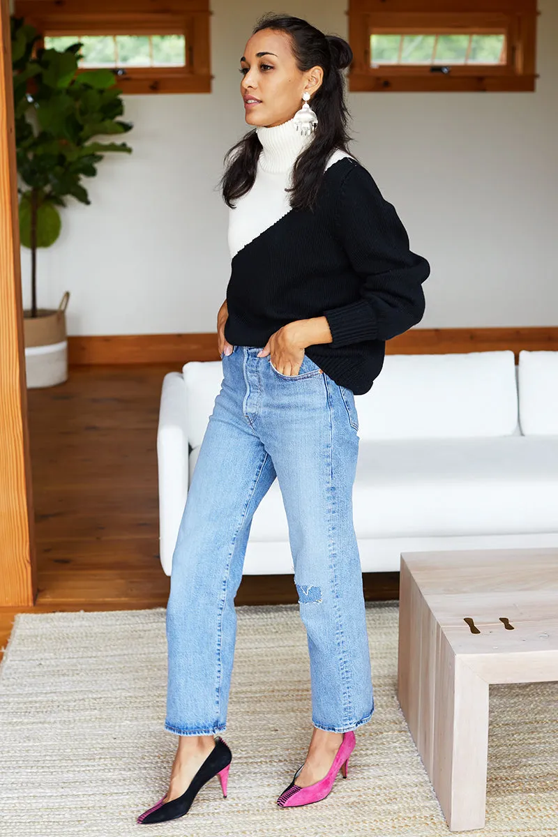 Mila Sweater - Black + Ivory sold by Emerson Fry product image thumbnail 4
