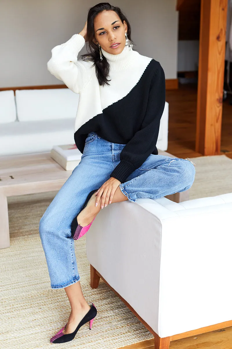 Mila Sweater - Black + Ivory sold by Emerson Fry product image thumbnail 2