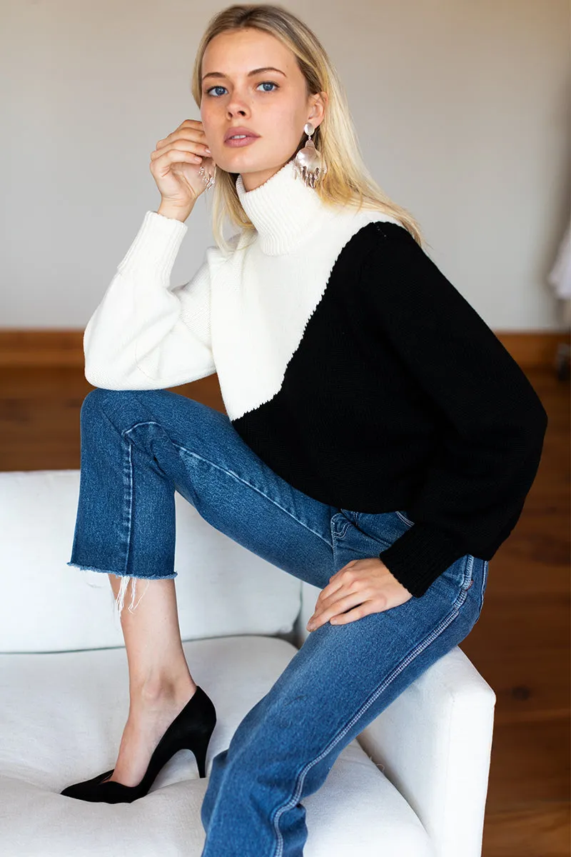 Mila Sweater - Black + Ivory sold by Emerson Fry product image thumbnail 5
