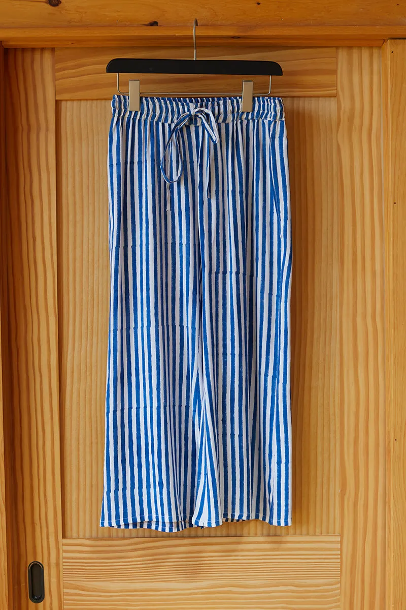 Bell Pant - Sapphire Stripe sold by Emerson Fry product image thumbnail 4