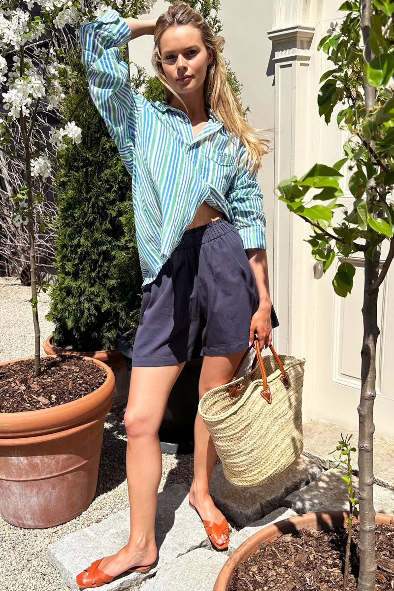 Ryan Shirt - Market Stripe Sea Organic sold by Emerson Fry product image thumbnail 3