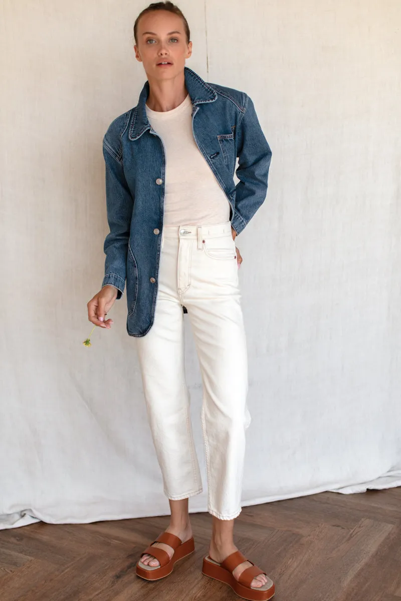 Vintage Stovepipe Ankle - Ivory sold by Emerson Fry