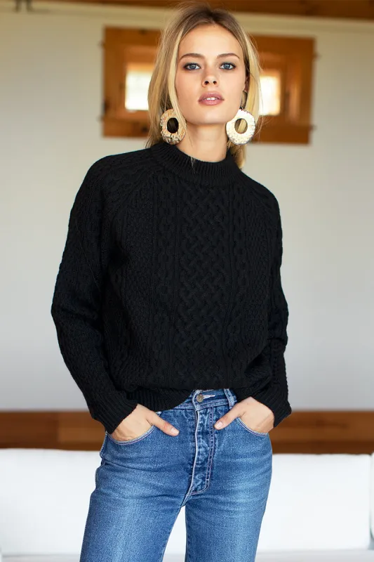 Fisherman Sweater - Black sold by Emerson Fry