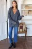Cozy Cable Cardigan - Charcoal Alpaca sold by Emerson Fry