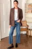 Atelier Blazer - Chestnut Wool Tweed sold by Emerson Fry