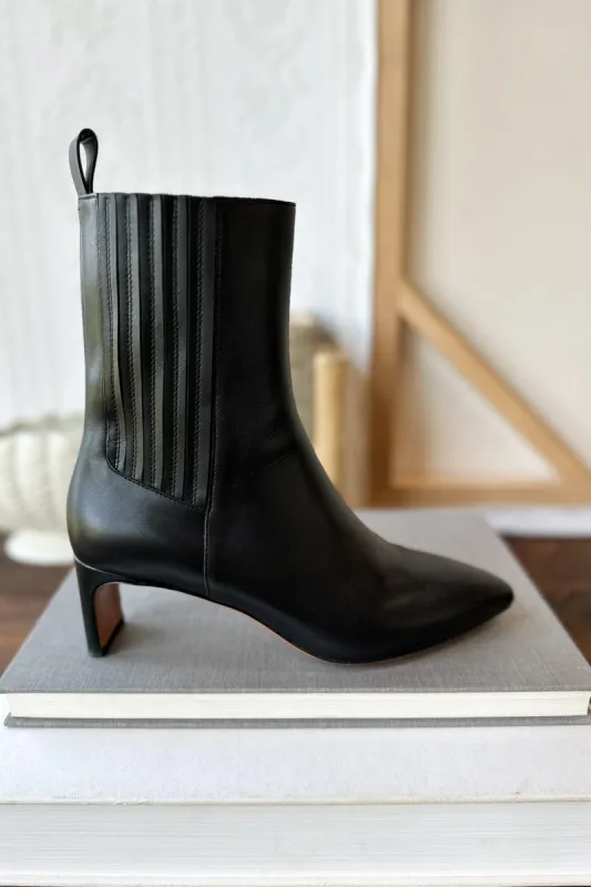 Lou Ankle Boot 2 - Black Leather sold by Emerson Fry