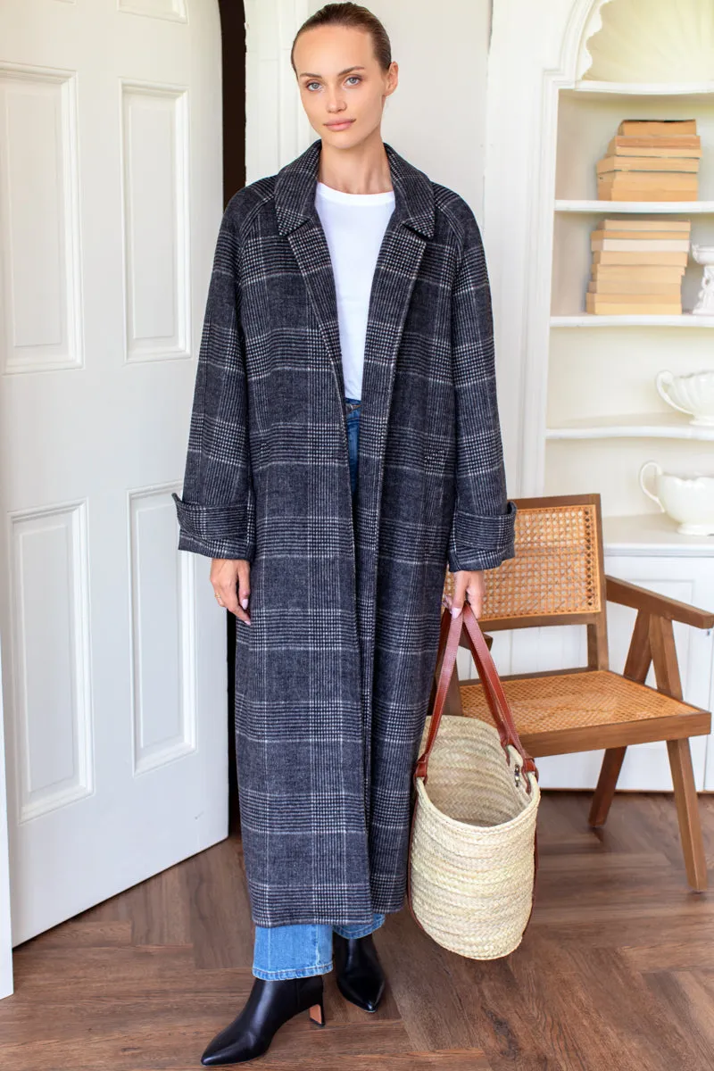 Maxi Overcoat - Mackenzie Plaid Wool sold by Emerson Fry product image thumbnail 3