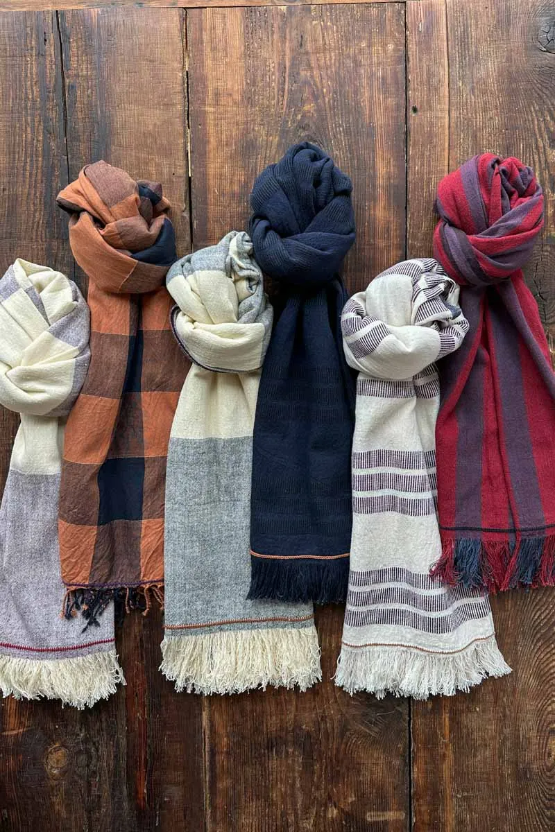 Handloom Scarf - Autumn Check sold by Emerson Fry product image thumbnail 3