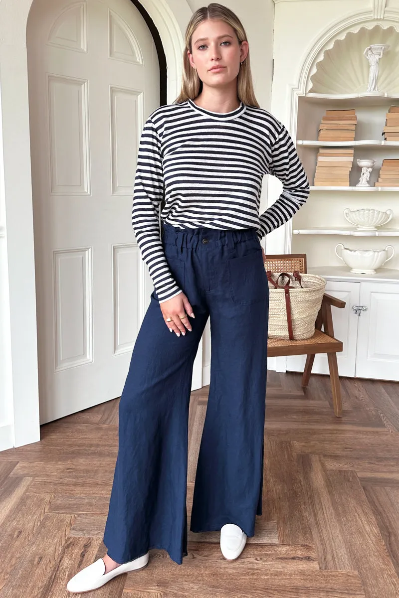 Tulip Wide Leg Pants - Midnight sold by Emerson Fry product image thumbnail 2